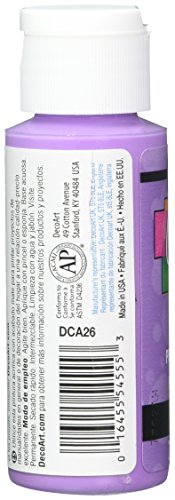 DecoArt Crafter's Acrylic Paint 2-Ounce - Lavender, Non-Toxic