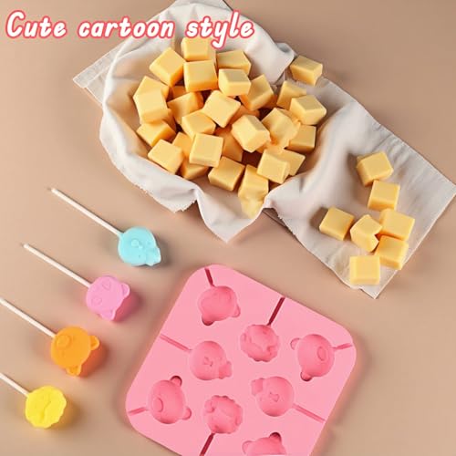 Animal Silicone Lollipop Mold - BPA-Free Non-Stick Candy Maker
