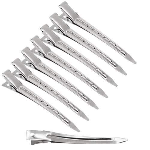 MtnLaur 24Pcs Metal Duck Bill Hair Clips for Styling and Sectioning