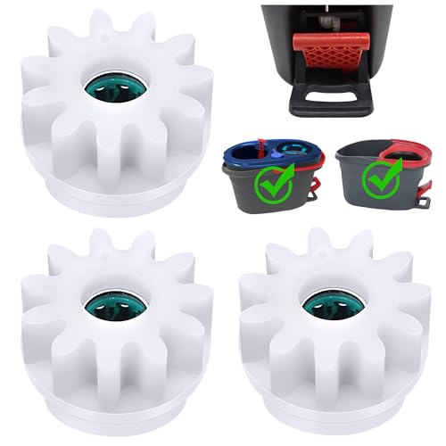3 Pcs Spin Mop Bucket Gear Replacement for Oceda & Vilida