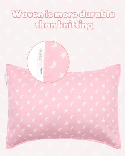 ALVABABY Toddler Pillowcases 100% Cotton - 2 Pack for Kids