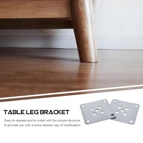 Sunnates 4-Pack Furniture Leg Mounting Plates for Sofa & Chair Repair