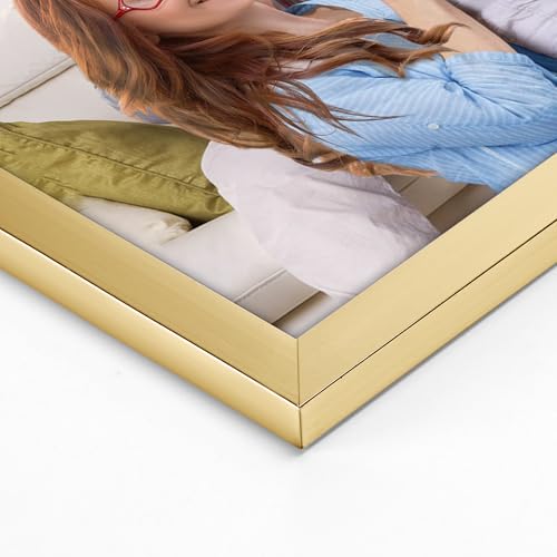 Giftgarden 3.5x5 Gold Picture Frame for Wall or Tabletop Display