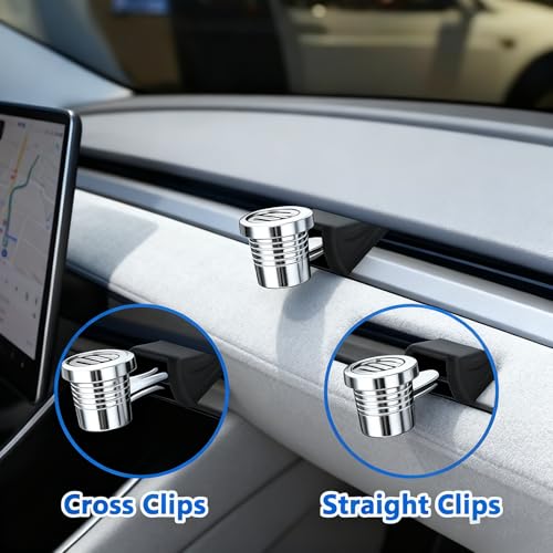 Tesla Model 3 & Y Air Freshener Holders - 4Pcs Durable Clip-On