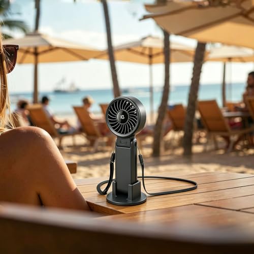 Jisulife Life7 Fan Base - Adjustable Vertical Stand for Stable Upright Placement