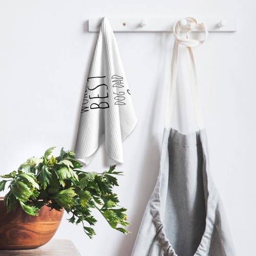 Dog Dad Kitchen Towels - 16x24 Inch Multipurpose Gift