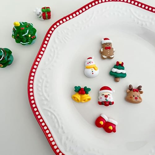 Christmas Magnets Set - 6 Festive Designs for Fridge Decor