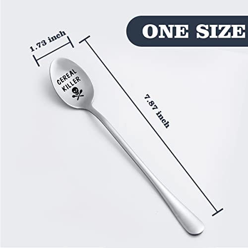 Cereal Killer Spoon - Funny Stainless Steel Gift for Dad