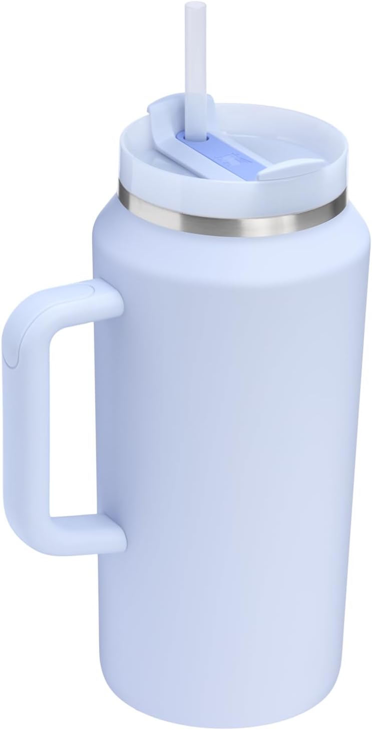 STANLEY Quencher H2.0 Tumbler - 64 oz Insulated Stainless Steel Cup with Handle & Straw | BPA-Free Dew Drop