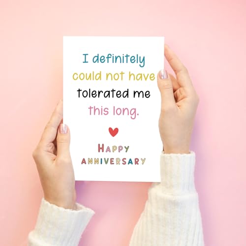 Funny Anniversary Card for Husband & Boyfriend - Cheeky Love Note