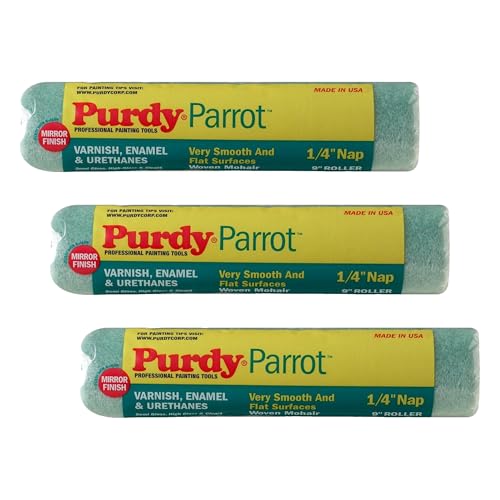 Purdy 144644091 Parrot Roller Cover - 9in x 1/4in Nap (Pack of 3)