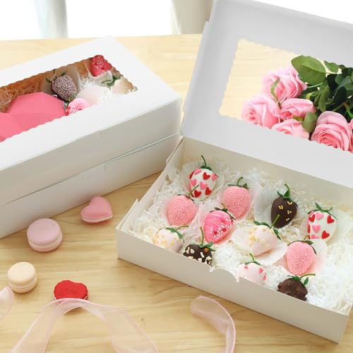 TOMNK 7-Piece Cookie Boxes with Clear Windows - Ideal for Treats