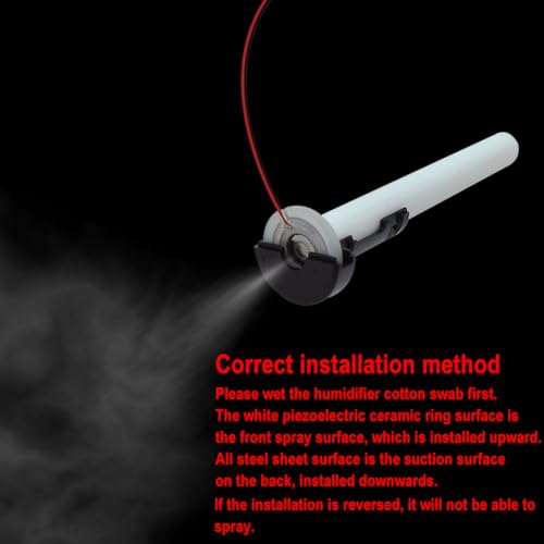 4-Piece Ultrasonic Humidifier DIY Module with LED Light & Atomization Disc
