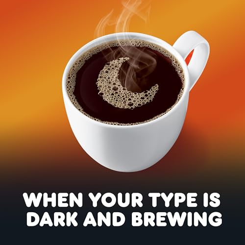 Dunkin' Midnight Ground Coffee, Dark Roast, 11oz (Pack of 6)
