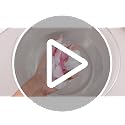 Pink Bow Dish Sponge Set - Dual-Sided Kitchen Cleaning Sponges, 12 Pack, Classic Bow / Pink