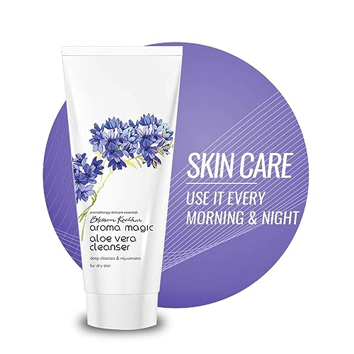 Aroma Magic Aloe Vera Cleanser - Hydrating & Soothing Face Wash for Dry Skin, 3.53 Oz