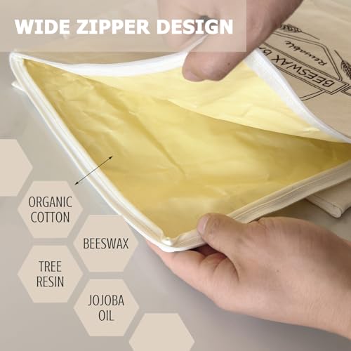 Beeswax Bread Bags - 2 Pack for Artisan Bread Storage