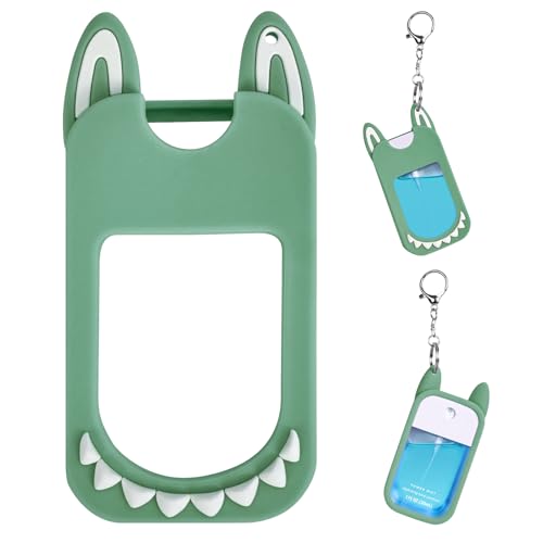 Vaxnak Silicone Case for Touchland 30ml Hand Sanitizer Spray - Green