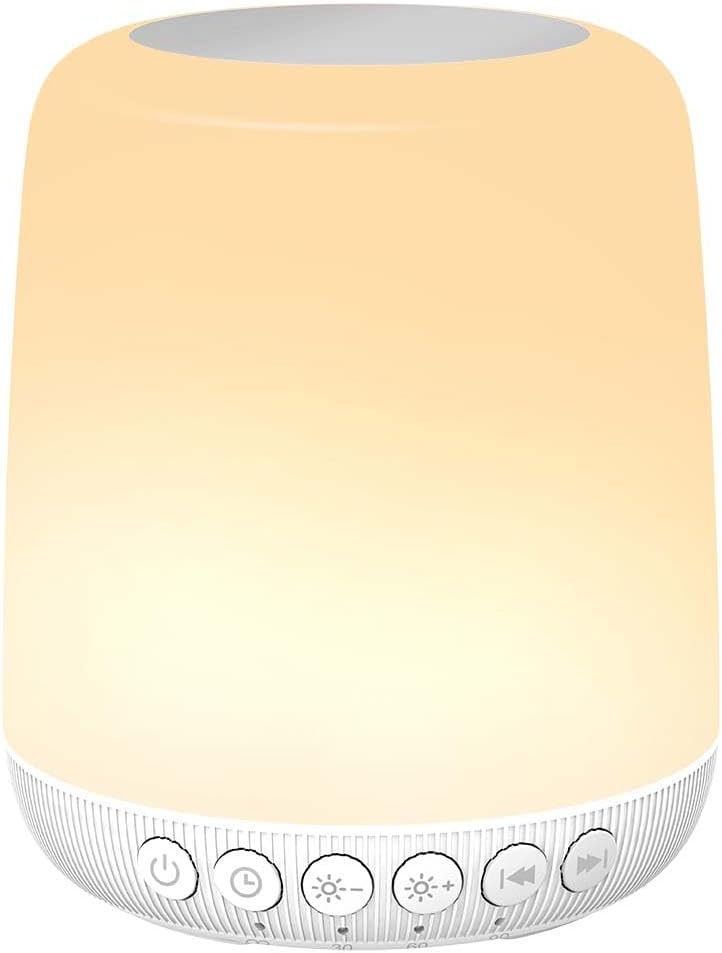 Skiennix LED Touch Night Light - Dimmable with 20 Brightness Levels & 4 Timers | Rechargeable for Bedroom & Nursery