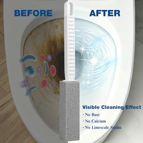 2 Pack Pumice Stone Toilet Bowl Cleaner with Long Handle