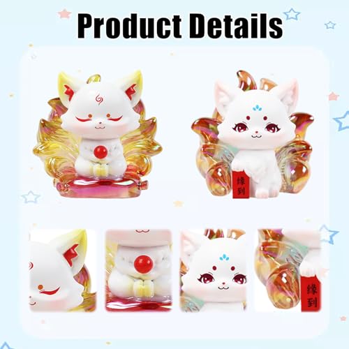 YLUFAYI Nine Tailed Fox Series Blind Box Action Figure - Single Collectible Toy