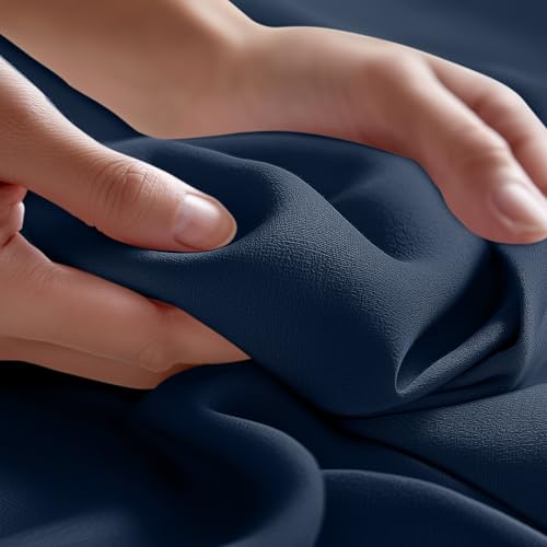 Utopia Bedding Twin Flat Sheets - 6 Pack Soft Microfiber Navy