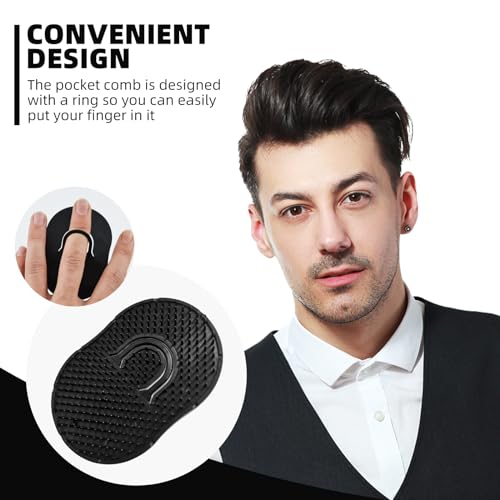 Soft 'N Style Pocket Palm Shampoo Brush 4-Pack Hair Scalp Massager