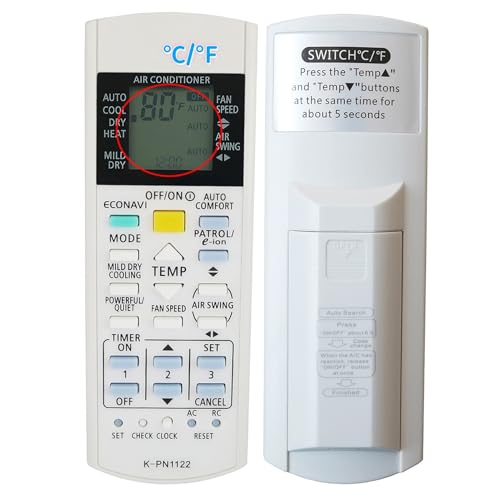Universal Replacement Remote for Panasonic Air Conditioner A75C2913