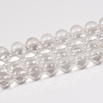 Natural Clear Transparent Crystal Round Loose Beads 4mm for Jewelry Making