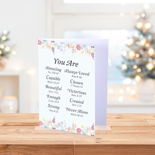 Cueillir Terre Christian Greeting Card with Envelope for Baptism Communion