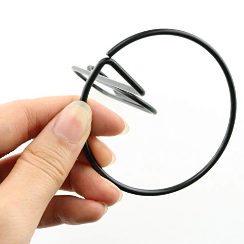Black Office Paper Clip Holder Organizer for Desk & Memos