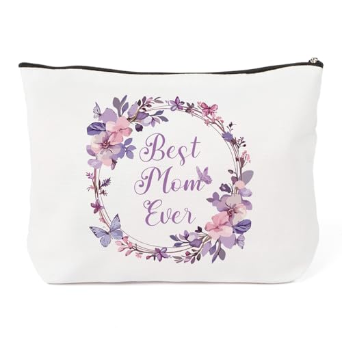 Mom Makeup Bag Travel Toiletry Pouch for Mothers Day Christmas