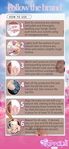 Short Nude Square Press on Nails with French Tip Design 24pcs