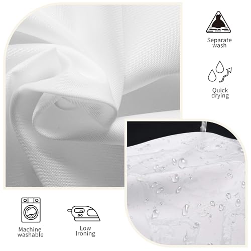 Farmhouse Highland Cow Shower Curtain - 36x72 Inch Water Repellent