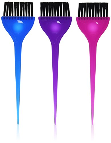 Soft 'N Style 3 Piece Translucent Hair Dye Brush Set