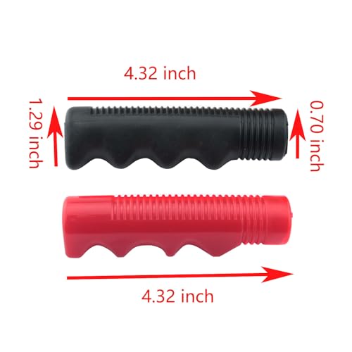4pcs Tricycle Handlebars 3/4 inch Bundle Kids Non-Slip Special Replacement Bicycle Handlebars Grips Handlebar Covers Toys Round Hole Handlebars Agricultural Machinery Rototiller Armrests