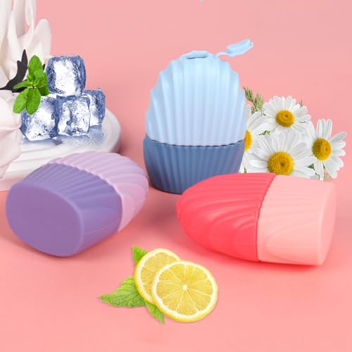 Daifanni Mermaid Silicone Ice Cube Roller for Face and Eyes (Pink)