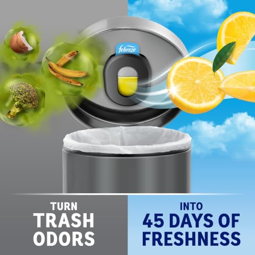 Febreze Trash Odor Fighter Air Freshener - Twilight Lavender, 4 Refills