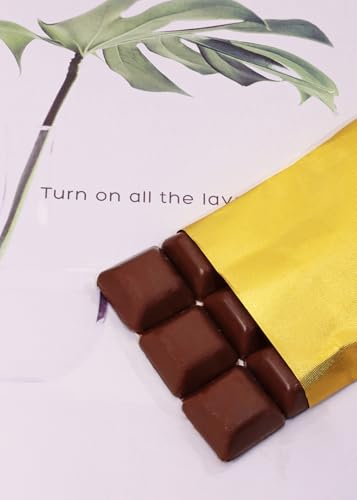Gold Aluminum Candy Wrapper 6x6 Inch - 100 Pack for Chocolates & Gifts