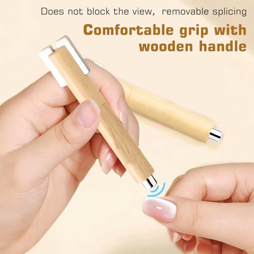 4-in-1 Cat Eye Nail Magnet Tool with Wooden Handle YGJ-012