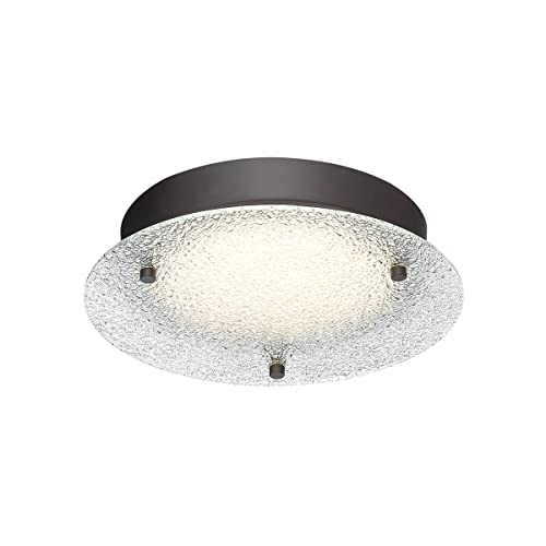 9" Edge Lit LED Flushmount, 987 lm, 90 CRI