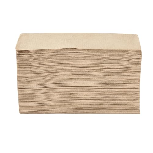 Restaurantware Kraft M-Fold Paper Towels - 9.5 x 9.3 In, 250 Pack, Sustainable, Disposable, All-Purpose
