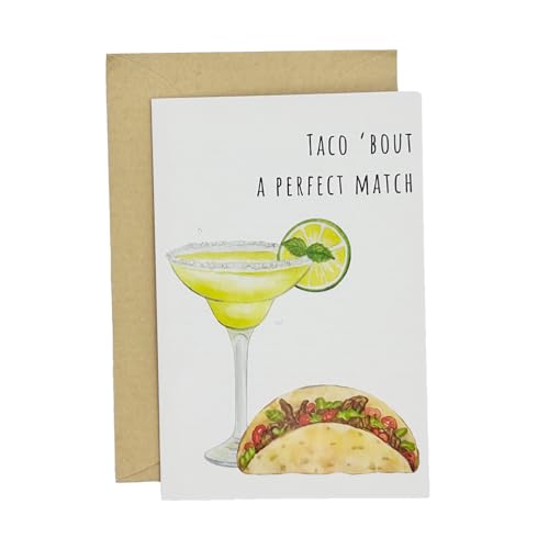 Funny Wedding Card for Bride and Groom - Taco 'Bout A Perfect Match