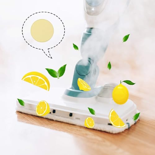 Blulu Lemon Scent Replacement Discs for Steam Mops - Pack of 24