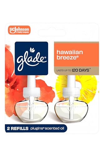 Glade PlugIns Hawaiian Breeze Air Freshener Refills, 2 Count