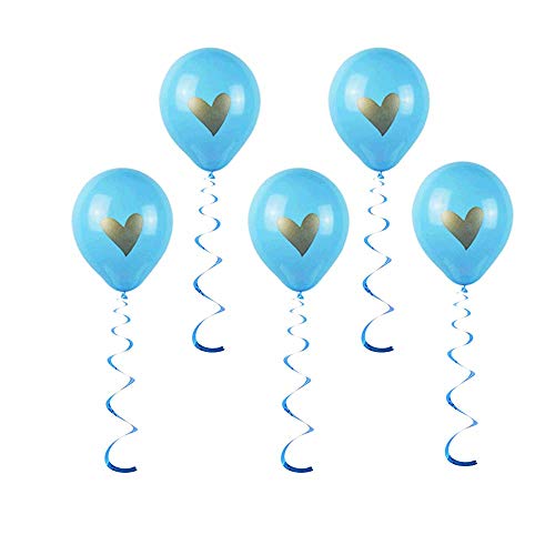 Lowki Hanging Spiral Swirl Decorations - 12 Pcs 74cm for Parties