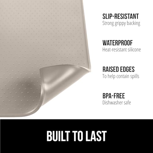 Gorilla Grip Silicone Coffee Mat 15x23 - Waterproof & Heat Resistant