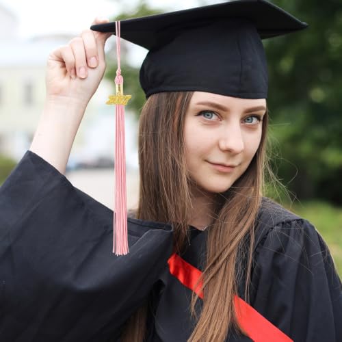 Gold Graduation Tassel Charm 2025 - 5 PCS for Graduation Caps