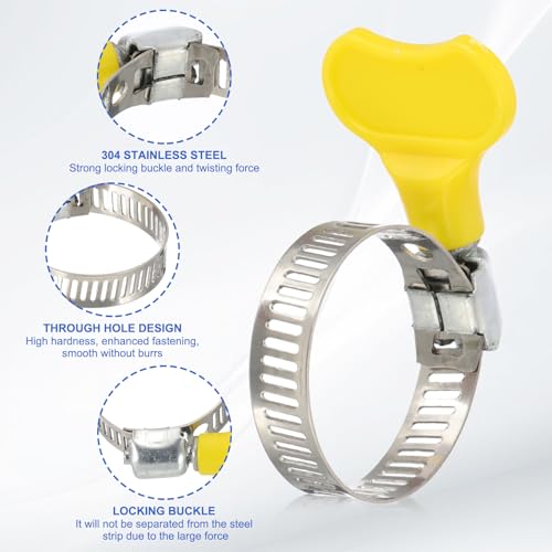 PATIKIL Drain Hose Connector for Washing Machines & ACs - 0.6-0.7"