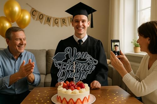 You Did It Graduation Cake Topper 2026 – Funny Decoration